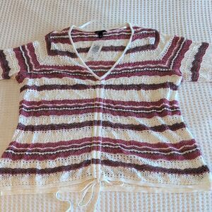 Torrid Multicolor Striped Sweater